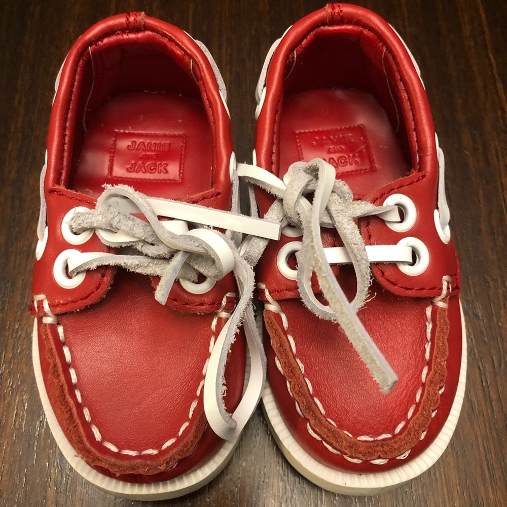 Janie & Jack boat shoes size 4